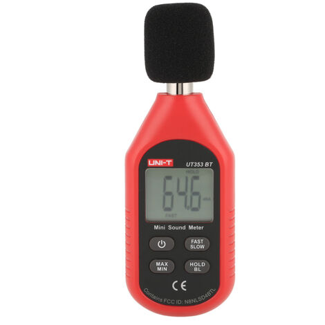 Uni T UT353BT Bluetooth-Dezibelmessgerät Professionelle Geräuschmessung 30-130 dB (1/5)