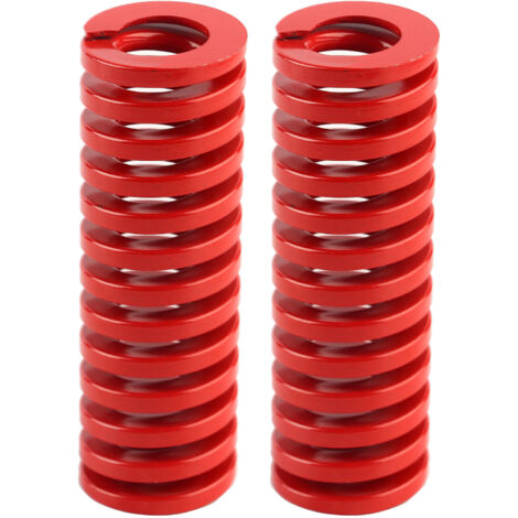 Druckfedern für Pressformen, mittlere Belastung, rot, Außendurchmesser 30 mm, Innendurchmesser 15 mm (TM30x90mm) – 2er-Pack (1/5)
