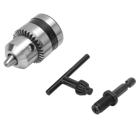 1,5-10 mm Bohrfutter mit 1/4"-Sechskantschaft und 3/8"-Verlängerung für Bohrmaschine (1/5)