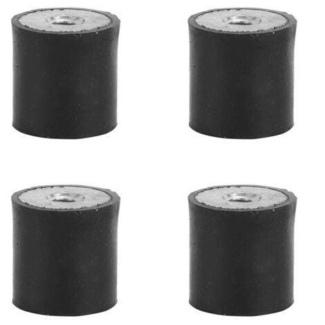 Gummi-Antivibrationslager mit Innengewinde zur Isolation und Dämpfung (DE1010 M4) (1/5)