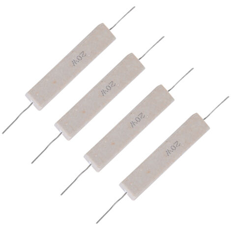 15 Stück Zementwiderstände 27 Ohm ±5% – 5W Axi Produktbild-Vorschau 2