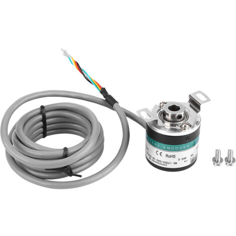 GTK3808 fotoelektrischer Drehgeber, 5-24 V, ABZ 3-phasig, Hohlwelle zur Positionssteuerung (1/5)