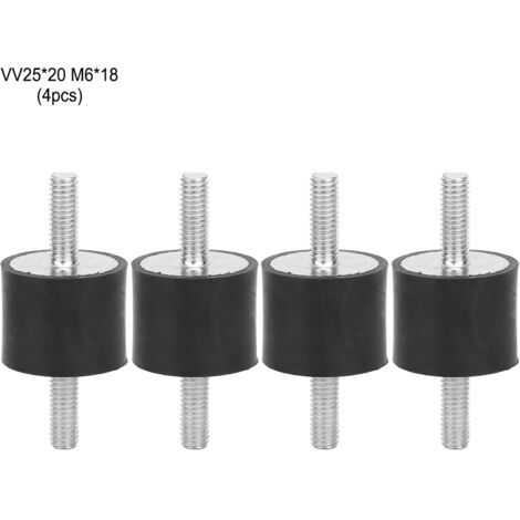 M6 Antivibrations-Silentblocks für Automobile und Schiffe, vibrationsdämpfende Gummilager (4 Stück, VV2520 M618) (1/5)