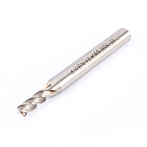 HSS-Fräser, 4 Größen, zylindrischer Schaft, 4–12 mm, für professionelle CNC-Fräsmaschinen