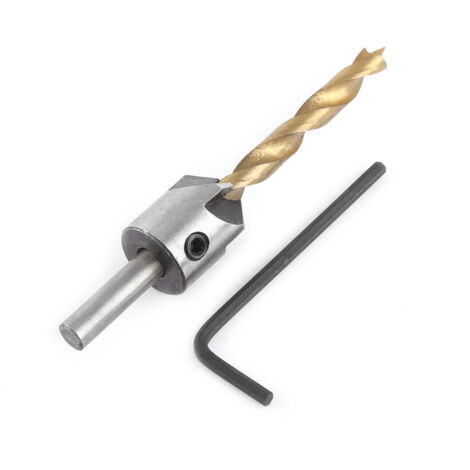 Holzbohrer zum Bohren, Holzbearbeitungsfräser mit 5-mm-Sechskantschaft (1/2)