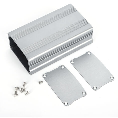 38x63x110mm Aluminium-Elektronikgehäuse zur Wärmeableitung, graues Projektgehäuse (1/5)