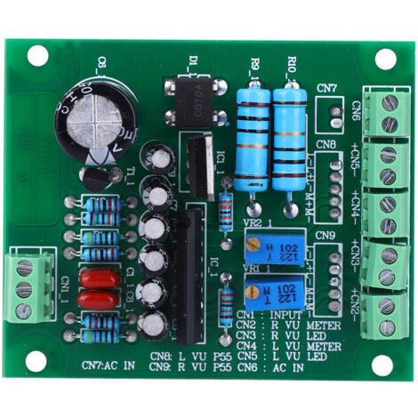 12V AC Stereo-VU-Meter-Verstärkerplatte mit dB-Audiopegelanzeige (1/5)