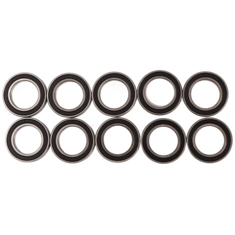 10 abgedichtete Lager 6802RS 15x24x5mm, 10er-Packung mit Gummidichtungen zum Schutz (1/5)