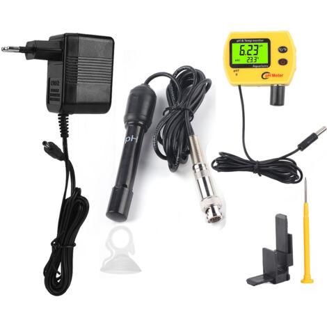 Tragbares 2-in-1-Hochtemperatur-pH-Testgerät mit 220-V-EU-Netzteil (1/5)