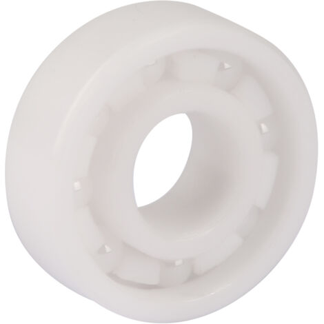 ZrO2-Keramikkugellager, 6x15x5mm, hohe Präzision, weiß, für technische Anwendungen