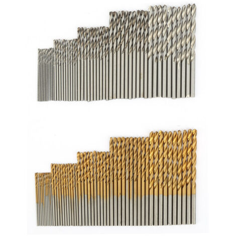 90 Titan-Spiralbohrer für Metall und Holz – Professionelles HSS-Bohrer-Set (1/5)