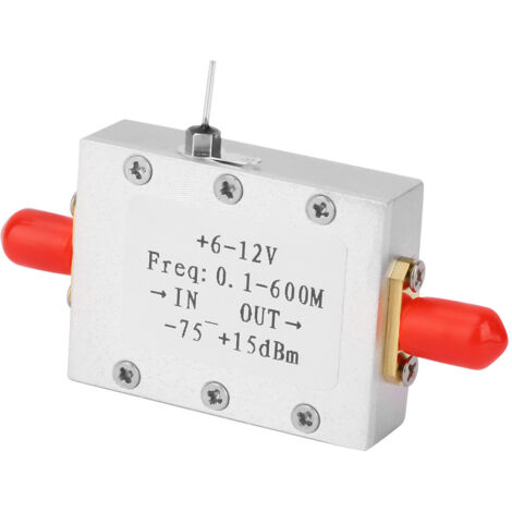 AD8307 HF-Leistungsdetektor, logarithmisches Modul 0,1–600 MHz, Messbereich -75 bis +15 dBm, Gehäuse im Lieferumfang enthalten (1/5)