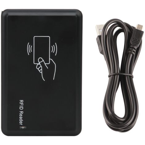 125-kHz-USB-2.0-Ausweisleser, Stromversorgung über USB-Anschluss, Reichweite 3–8 cm für die Zutrittskontrolle
