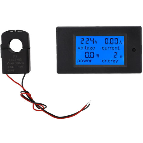 PZEM-061 Digitaler Energiemonitor mit abnehmbarem Transformator – Misst Spannung, Stromstärke und Leistung (1/5)