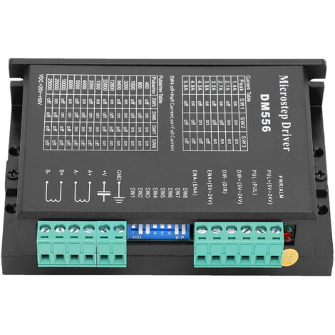 DM556 Schrittmotortreiber 20-50 VDC, hohe Präzision, Rauschunterdrückung, 200 kHz (1/5)
