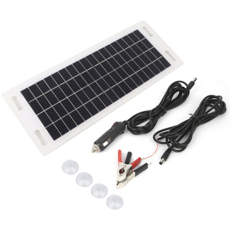 18V 5W monokristallines, flexibles Solarpanel für Camping, Bootfahren und Fahrzeuge – 3 m Kabel im Lieferumfang enthalten (1/5)