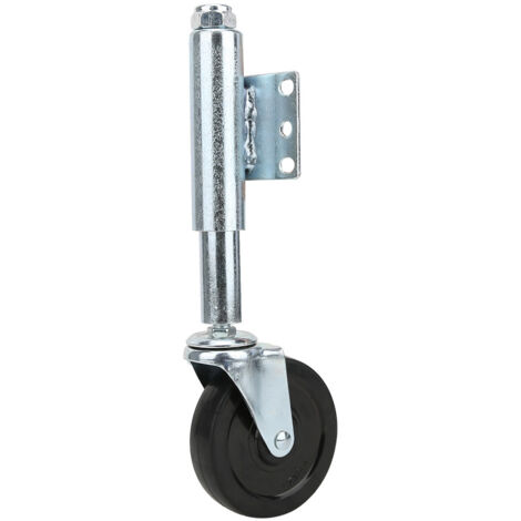 4-Zoll-Universal-Lenkrolle mit Feder und Gummirad (1/5)