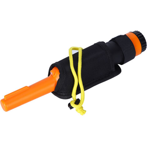 HS-10 Tragbarer, wasserdichter Metalldetektor mit LCD-Bildschirm, für die Schatzsuche im Freien, leuchtend orange (1/5)