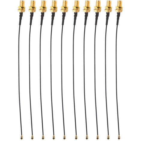 10 Stück IPEX-zu-SMA-Kabel (15 cm) für WLAN-Modul und HF-Antennenanschluss (1/5)