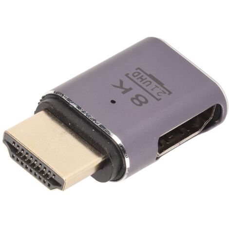 8K HDMI-Adapter (Stecker auf Buchse), hochauflösender Anschluss für Fernsehbildschirme, Videoprojektoren und Monitore (1/5)