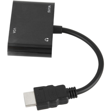 HDMI-zu-VGA-Adapter für Laptop, Desktop-PC und externen Monitor (1/5)