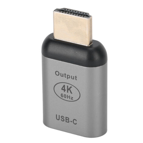 Aluminium-USB-C-zu-HDMI-Adapter, kompatibel mit Windows, Android und macOS (1/5)