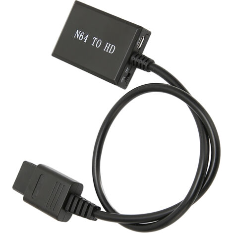 N64-zu-HDMI-Konverter (720p/1080p), PAL/NTSC-kompatibel, Plug-and-Play-Gaming-Kabel (1/5)