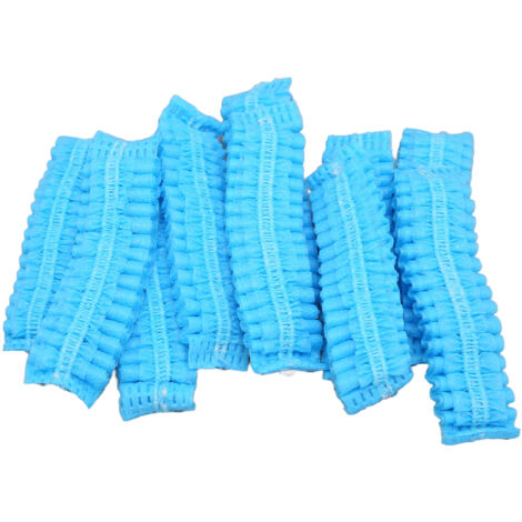 100 dehnbare Einweg-Ohrhörerüberzüge, hygienische Kopfhörerhüllen, blaue Packung (1/5)