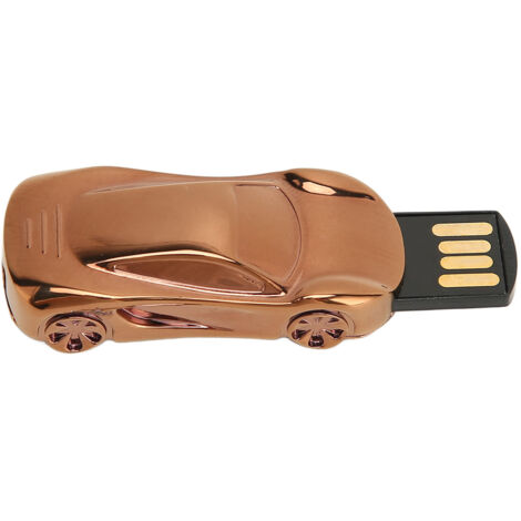 128 GB USB-Stick in Bronze-Metall-Optik – USB 2.0 Plug & Play, CompactFlash-Speicher (1/5)