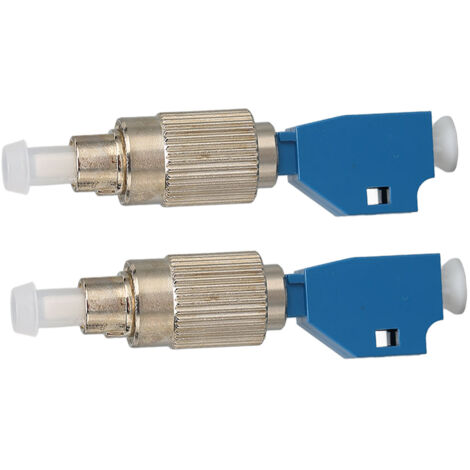 2-teiliger hochpräziser FC-Stecker auf LC-Buchse-Konverter für Glasfasertechnik, kompatibel mit VFLs und Netzwerktestern (1/5)