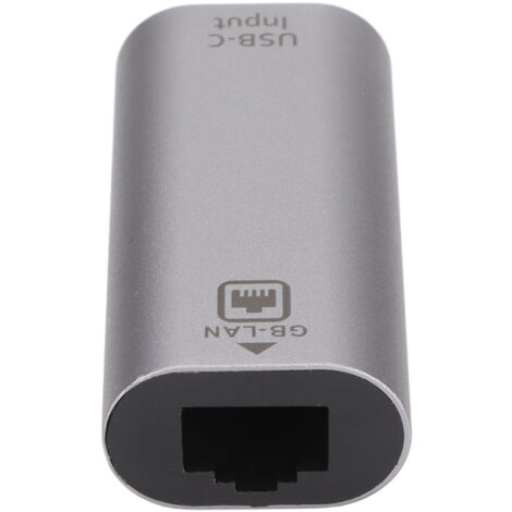 USB-C-auf-Gigabit-Ethernet-Adapter, universeller Plug-and-Play-RJ45-Anschluss (Buchse) für Computer (1/5)