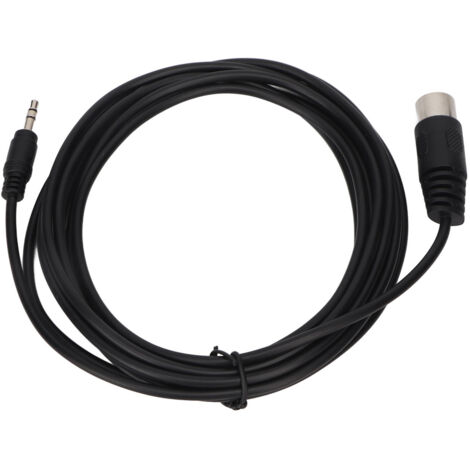5-poliges DIN-Stecker-auf-3,5-mm-Klinkenstecker-Kabel, hohe Audioqualität, 3 Meter für HiFi- und Soundsysteme (1/5)