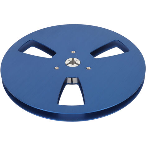 Leere 1/4" 7" Aluminiumspule für TEAC Tonbandgerät - Blaues Ersatzteil (1/5)