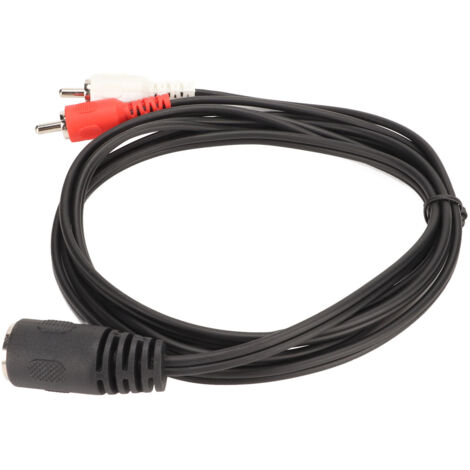 5-poliges DIN-Buchse-auf-2-RCA-Stecker-Kabel für Audio-/Videoanschlüsse – 1,5 m – Hohe Qualität (1/5)