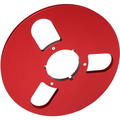 Leere 10-Zoll-Spule für TEAC, 1/4-Zoll-Aluminiumlegierung mit 3 Löchern, Teil für rotes Tonbandgerät (1/5)