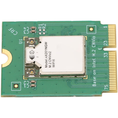 CNVio2 3000 Mbps M.2 Wi-Fi 6 Karte mit Bluetooth 5.0, integriertem Gigabit-Netzwerk für PC (1/5)