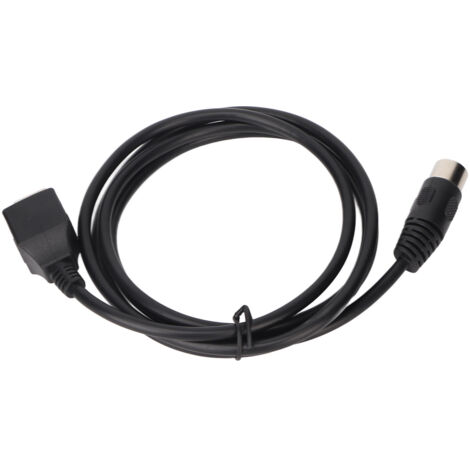 5-poliges DIN-Stecker-auf-RJ45-Buchse-Kabel, 1,5 Meter, für Ethernet-Audioverbindungen zu Verstärkern und Mischpulten (1/5)