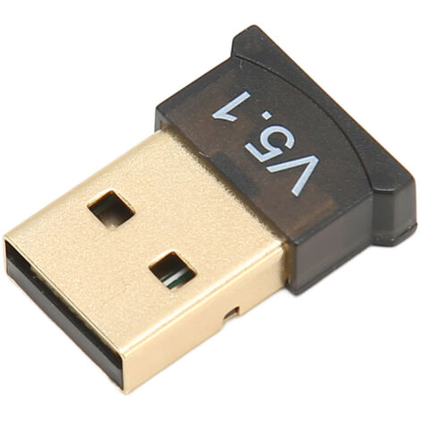 Schwarzer USB 5.1 Bluetooth-Adapter – Kompakt, Plug & Play, kompatibel mit PC und Lautsprechern für Büro und Zuhause (1/5)