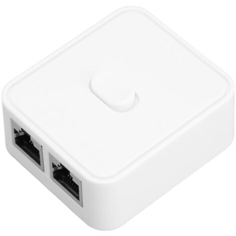 2-Port Gigabit PoE Ethernet-Switch, 10/100/1000 Mbit/s Netzwerk-Repeater, RJ45-Stromverteiler zur Verbindungserweiterung