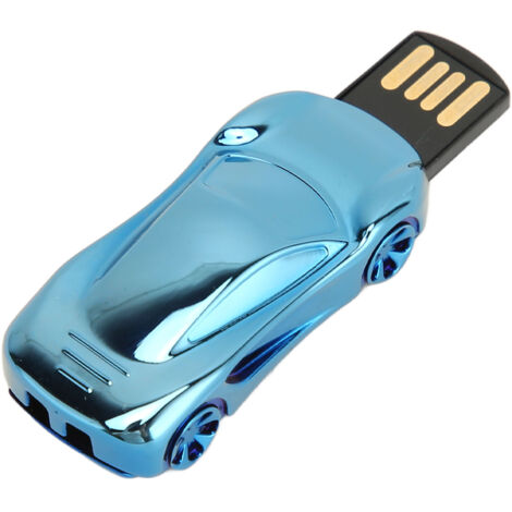 Mini-USB-Stick mit 128 GB Speicherkapazität, blau, USB 2.0, Metallgehäuse, Plug & Play, CompactFlash-Speicher (1/5)