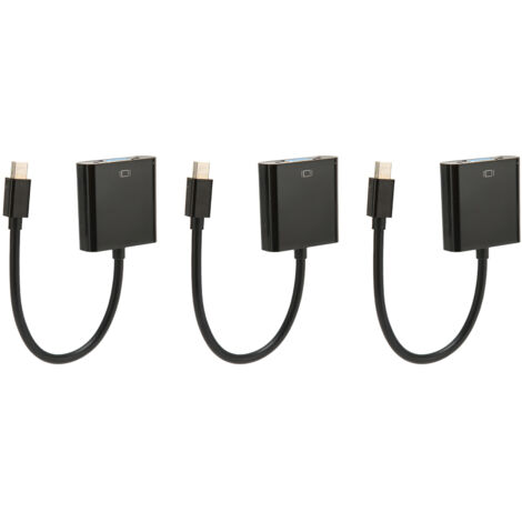Mini DisplayPort auf VGA-Adapter – 3er-Pack, 1920 x 1200 Pixel Auflösung, 60 Hz, PC/Mac-kompatibel, Plug & Play (1/5)