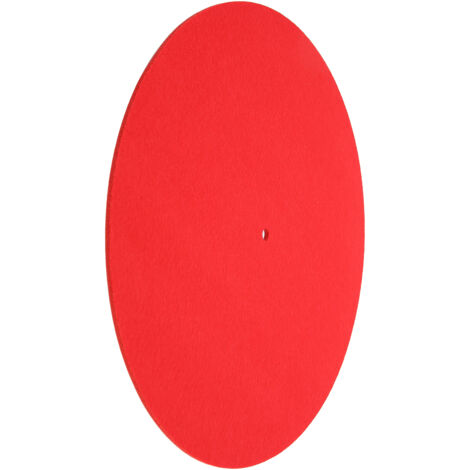 Antivibrations-Plattenspielermatte aus Vinyl mit rutschfester Filzbeschichtung, Neutralisierung statischer Elektrizität für Plattenspieler (1/5)