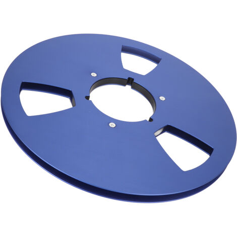 1/4 Zoll 10 Zoll 3-Loch-Audiospule für Nab-Tonbandgeräte aus blauem Aluminium (1/5)