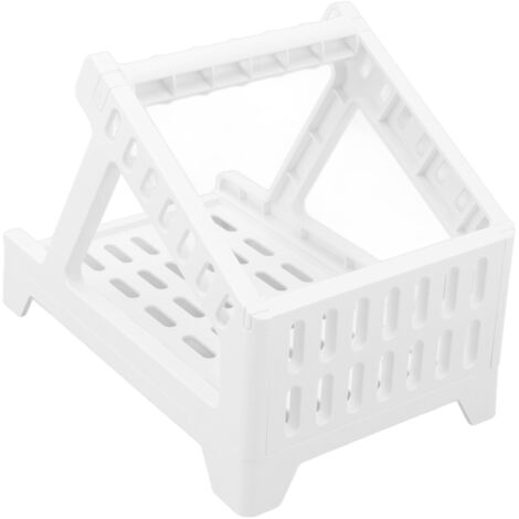Kompakter, leichter und tragbarer Barcode-Druckerständer für Büro- oder Heimbeschriftung, Farbe: Weiß. (1/5)
