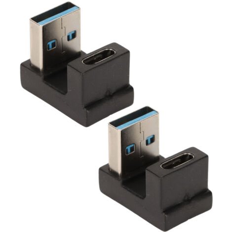 USB-Stecker auf USB-C-Buchse OTG-Adapter, 5 Gbit/s, kompaktes U-Format für Laptops und Tablets (1/5)