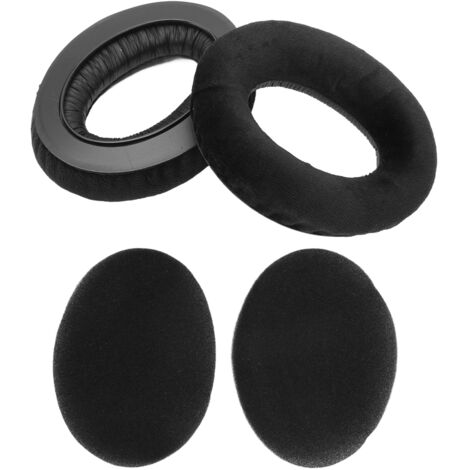 Weiche Samt-Ohrpolster als Ersatz für Sennheiser HD600 HD580 HD545, die optimalen Tragekomfort und hervorragende Schallisolierung bieten. (1/5)
