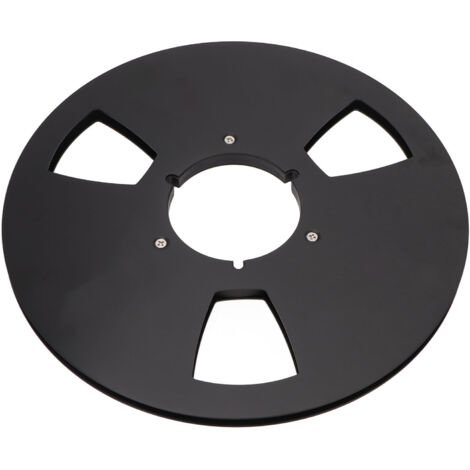 1/4 Zoll 10" Spule aus Aluminiumlegierung für Aufnahmegeräte - Schwarzes Zubehör für CD-Öffnungsgeräte (1/5)