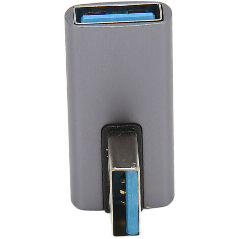 USB 3.1 Typ-C 90°-Adapter 15W 5V 3A 10Gbps Stecker-Buchse links für PC und Laptop (1/5)