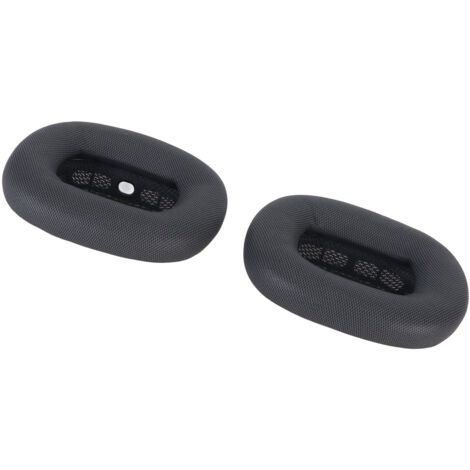 Ohrpolster aus Memory-Schaum und Kunstleder für Kopfhörer, bequem und atmungsaktiv, kompatibel mit Apple Earbuds Max, schwarze Polsterung. (1/5)