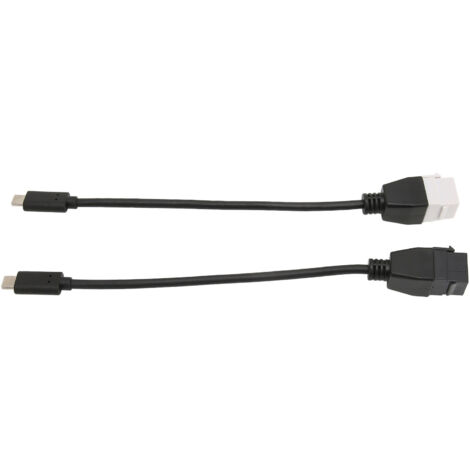 USB-C-Adapter (Stecker/Buchse), 5 Gbit/s, schnelle Plug-and-Play-Verbindung, 2er-Pack, ABS (1/5)